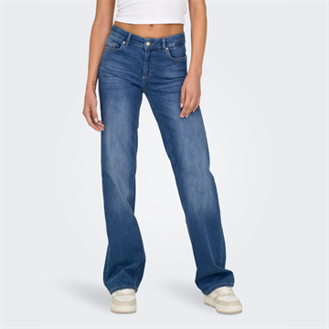  ONLY BLUSH MID STRAIGHT MEDIUM BLUE DENIM -15330787